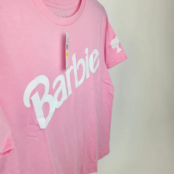 BARBIE T-shirt Pink Women's NWT - Picture 4 of 6